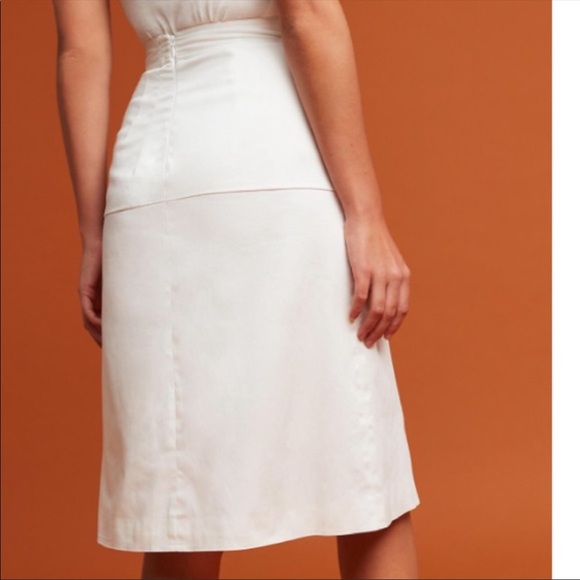 C/MEO Collective white button pencil skirt NWT - Picture 2 of 10